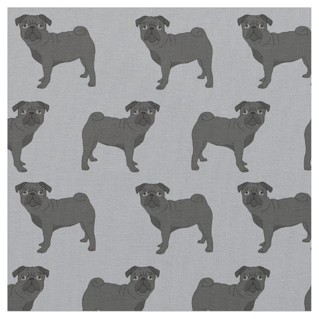 Tissu Carlin noir gris (Fermer)