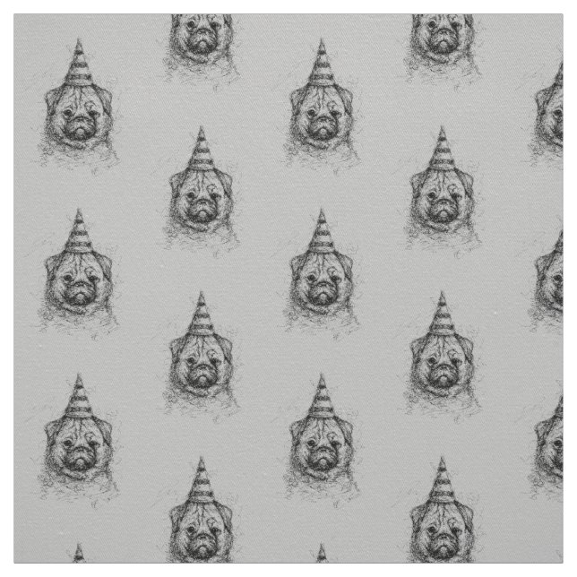 Tissu Carlin Party Scribble (Échantillon)