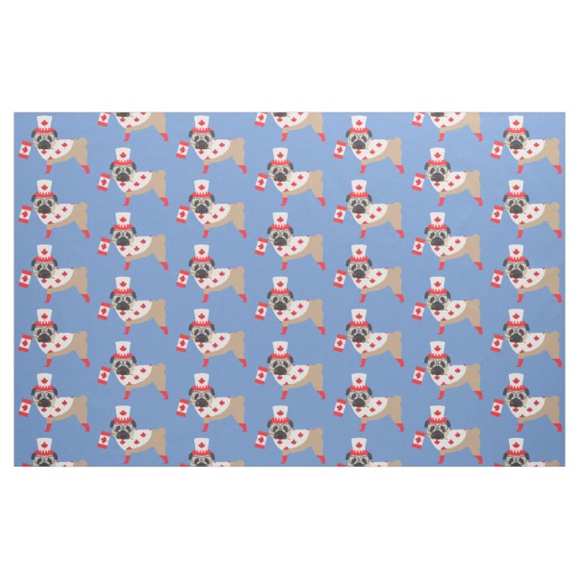 Tissu Carlins canadiens - Fête du Canada (Fat Quarter)