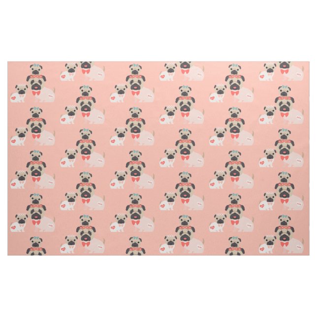 Tissu Carlins Maman et Bébés (Fat Quarter)