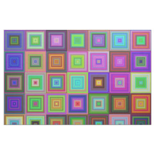 tissu carré arc-en-ciel