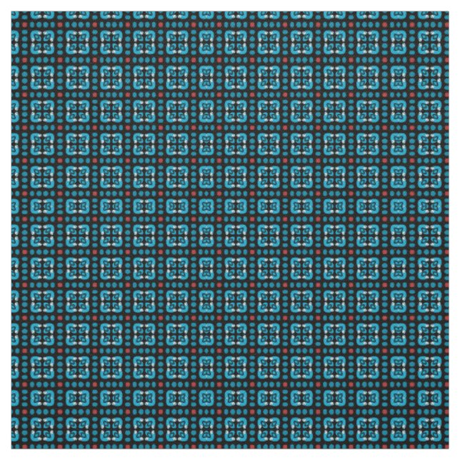 Tissu Carré bleu (Échantillon)