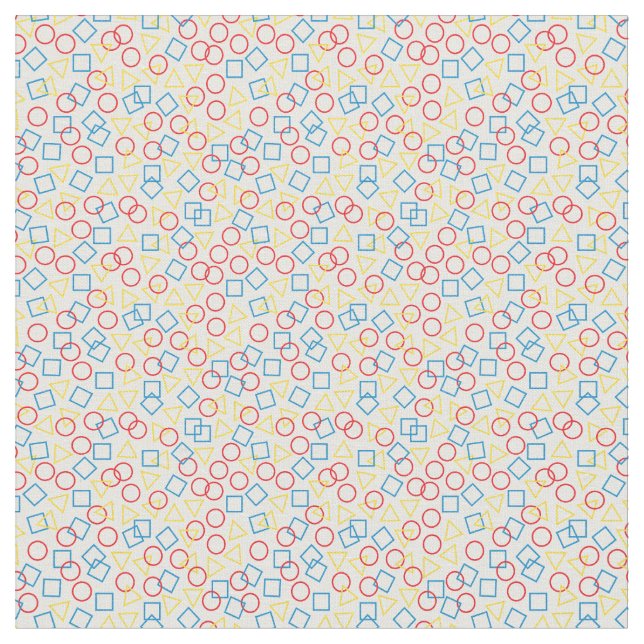 Tissu Carré du triangle circulaire (Fermer)