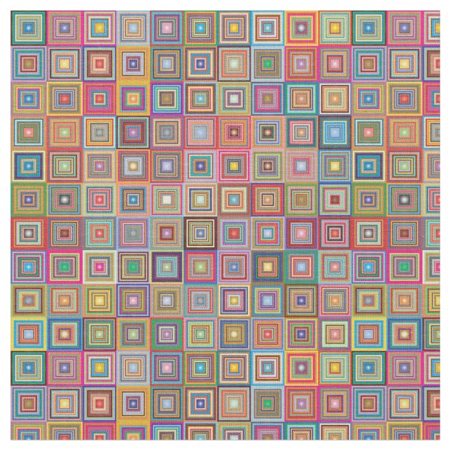 Tissu Carré rétro (Fermer)