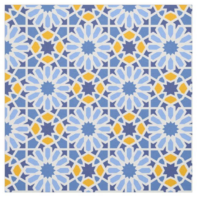 Tissu Carreau Azulejo Talavera (Échantillon)