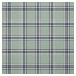 Tissu Carreaux Charbon de Terre Verte des Highlands
