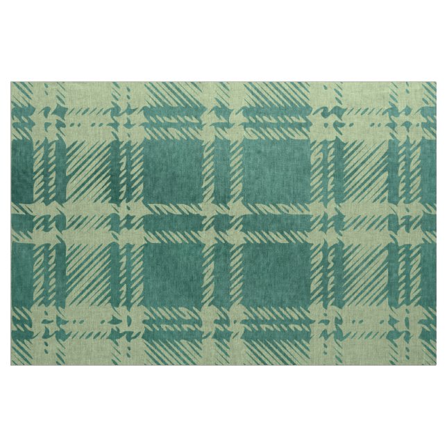 Tissu carreaux vert (Yard)