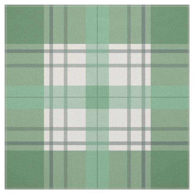 Tissu carreaux verts (Échantillon)
