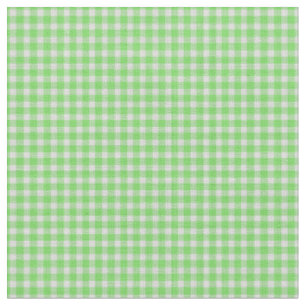 Tissu Carreaux Vichy Vert Menthe Frais