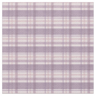 Tissu Carreaux Violet Poussiéreux
