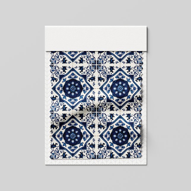 Tissu Carrelage méditerranéen, Portugais, Azulejo, Majol (Créateur téléchargé)
