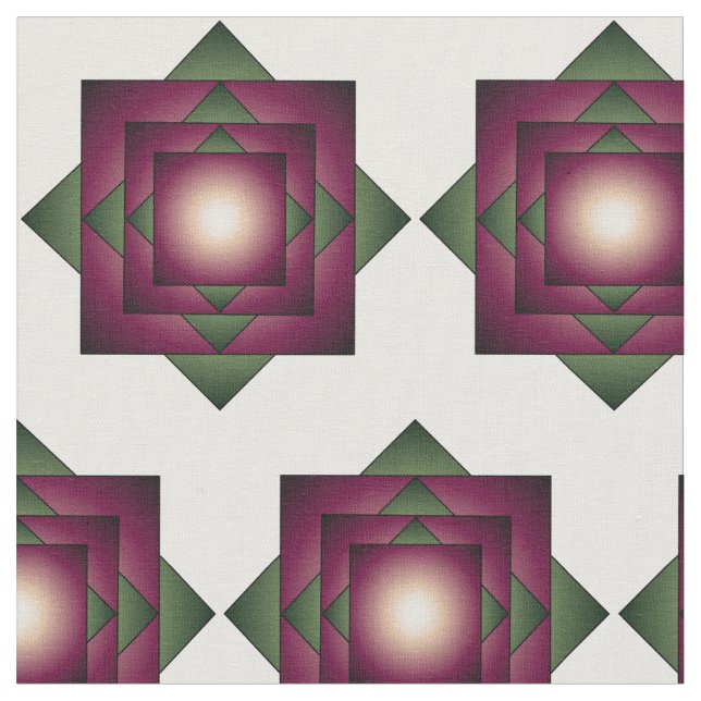 Tissu Carrés géométriques (Fermer)