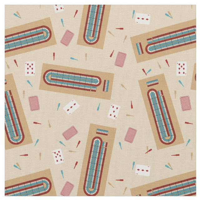 Tissu Carte de jeu de Cribbage et Jouer des pièces Patte (Fermer)