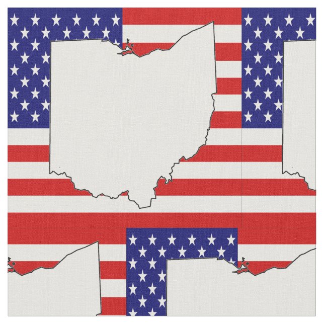 TISSU CARTE DE L'OHIO (Fermer)