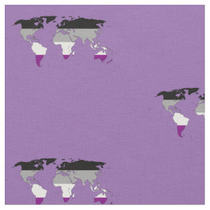 Tissu Carte du monde de la fierté de l'homosexualité