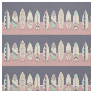 Tissu Cartes Boho