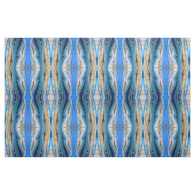 Tissu carton patiné bleu (Fat Quarter)
