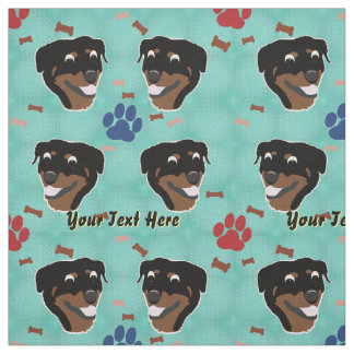 Tissu Cartoon Rottweiler