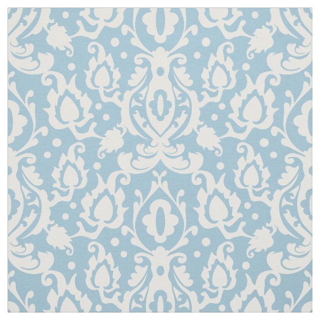 Tissu Casbah Damask bleu clair (Échantillon)