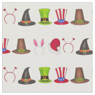 Tissu Casquettes de vacances Halloween Noël de Pâques 4