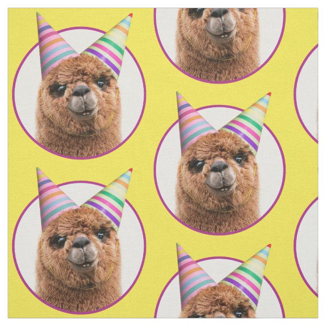Tissu Casquettes du parti Alpaca (Échantillon)