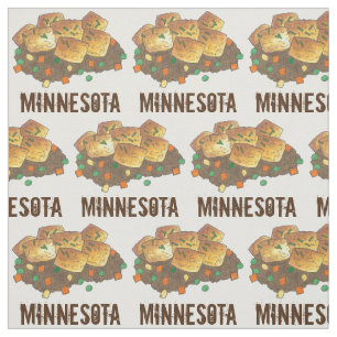 Tissu Casserole à plat chaud du Minnesota Tot Hotdish