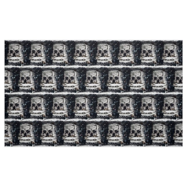 Tissu Castle Skull (Fat Quarter)
