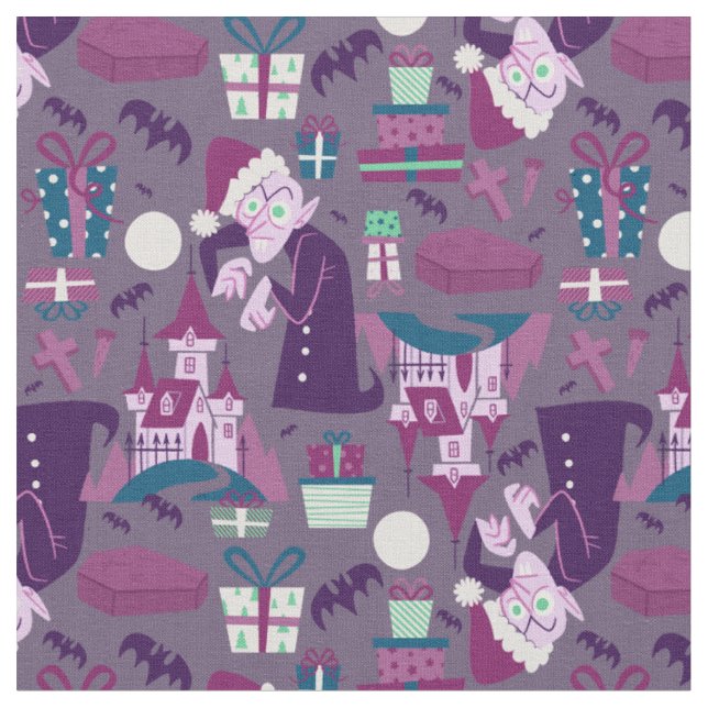 Tissu cauchemar noël vampire père Noël nosferatu (Fermer)