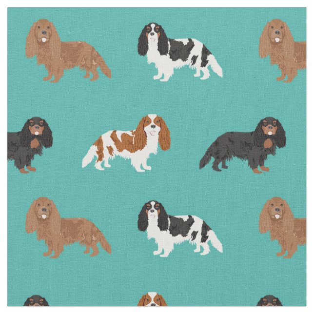 Tissu Cavalier le roi Charles d'Espagne (Fermer)