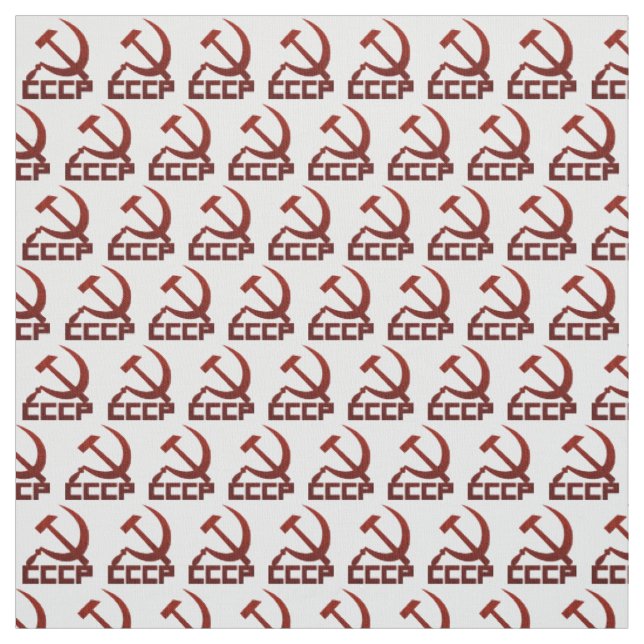 Tissu CCCP Marteau & Faucille (Échantillon)