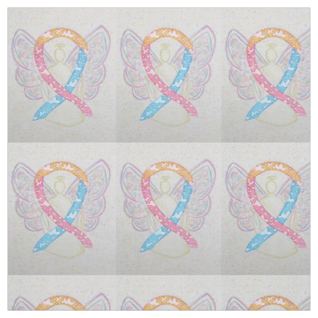 Tissu CDH Clouds Sensibilisation Ruban Angel matériau ti (Échantillon)