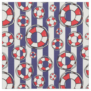 Tissu Ceintures de sauvetage nautiques et bandes Bleues
