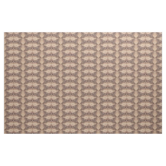 Tissu Celtic Knot Woodburned Motif (Fat Quarter)