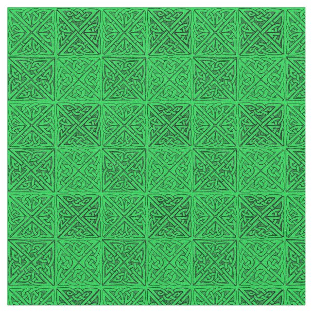 Tissu Celtic Knots Dark Green FIne (Fermer)