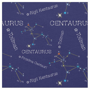 Tissu Centaurus de constellation de l'hémisphère Sud