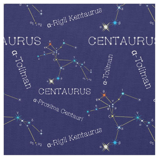 Tissu Centaurus de constellation de l'hémisphère Sud (Fermer)
