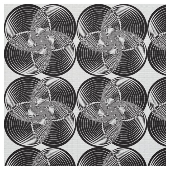 Tissu cercle arabesque intersecté (Échantillon)