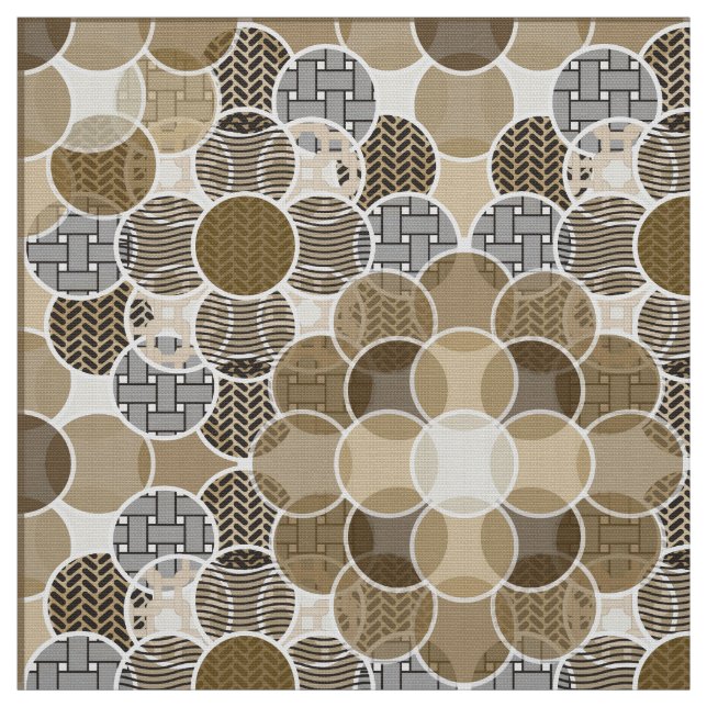 Tissu Cercles, cercles, cercles ! (Échantillon)