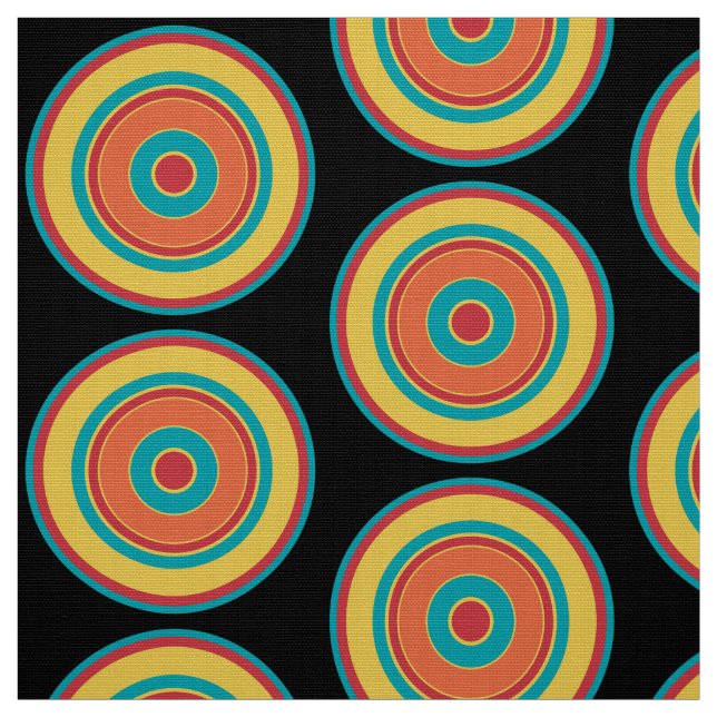 Tissu Cercles colorés 05 (Échantillon)