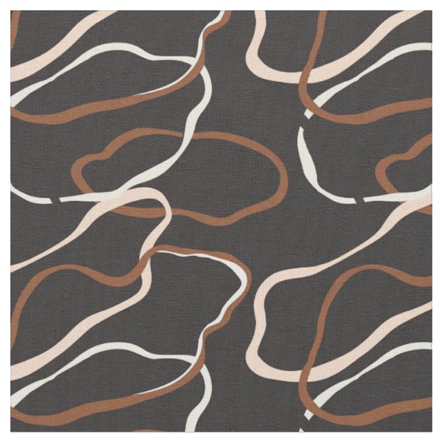Tissu Cercles gras géométriques basiques expressifs mode (Fermer)