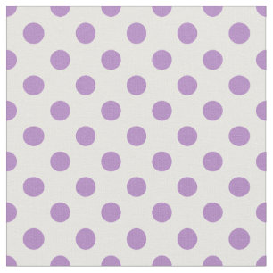 Tissu Cercles Pois violet de chardon