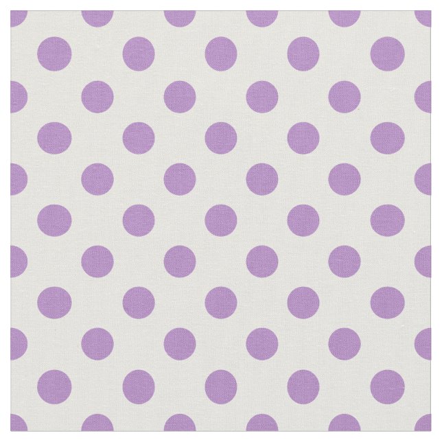 Tissu Cercles Pois violet de chardon (Fermer)
