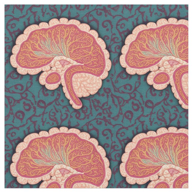 Tissu Cérébral Paisley (Fermer)