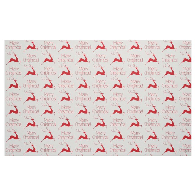 Tissu Cerf de Noël (Fat Quarter)