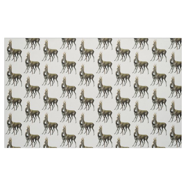 Tissu Cerfs amoureux (Fat Quarter)