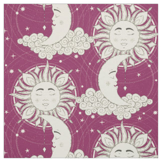 Tissu cerise de rêves bohème
