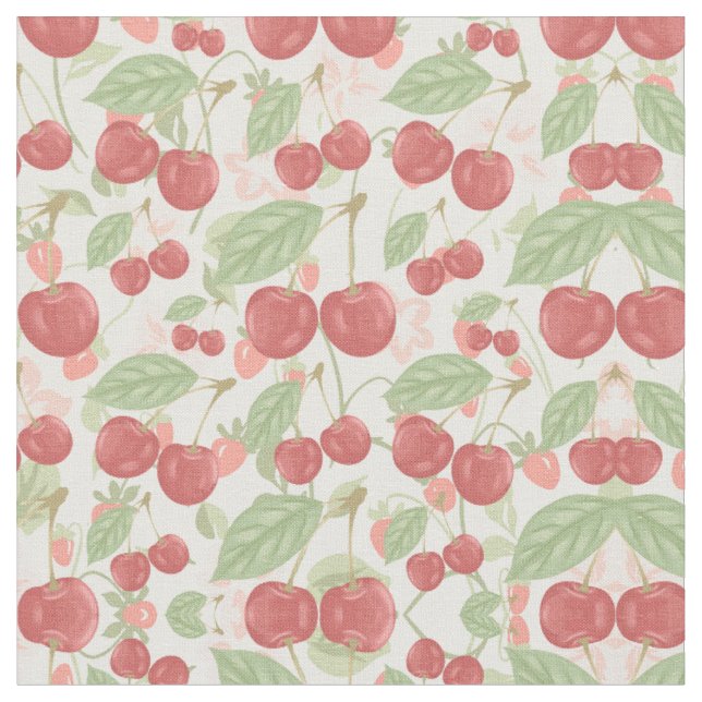 Tissu Cerises (Fermer)