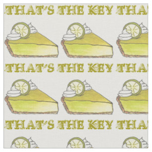 Tissu C'est la clé Green Florida Lime Pie Slices
