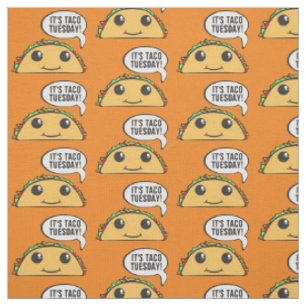 Tissu C'est mardi Taco