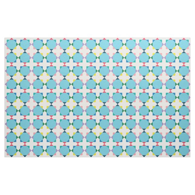 Tissu C'est mes tuiles de Marocain de maison (Fat Quarter)